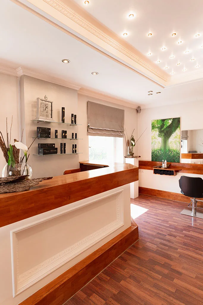 Rezeption des Friseursalons Atmosphair