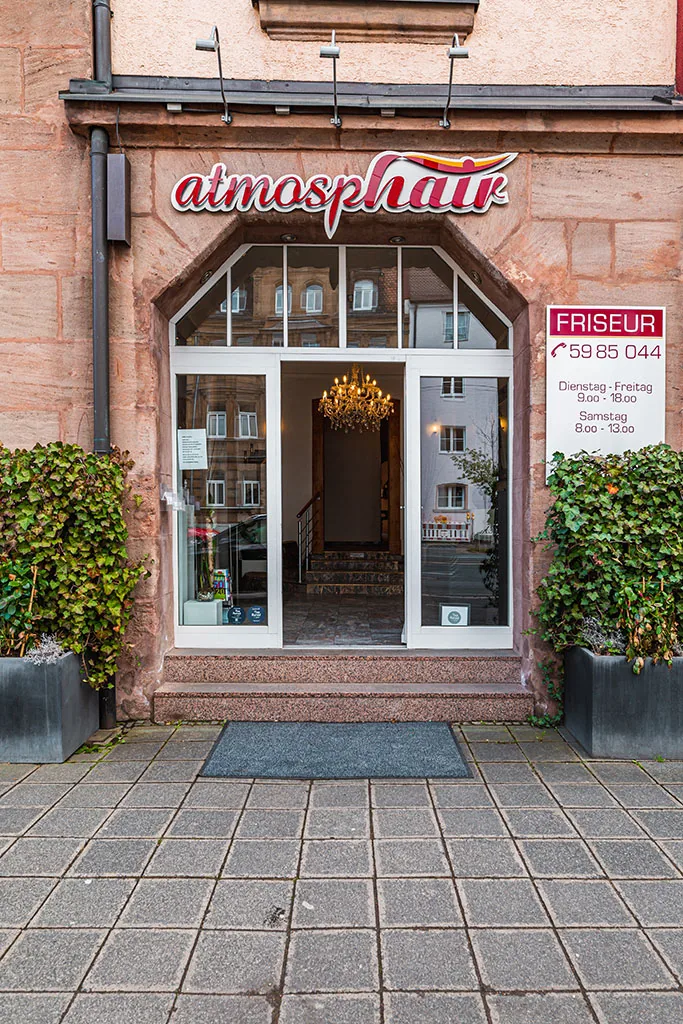 Atmosphair Salon Außenansicht in Nürnberg
